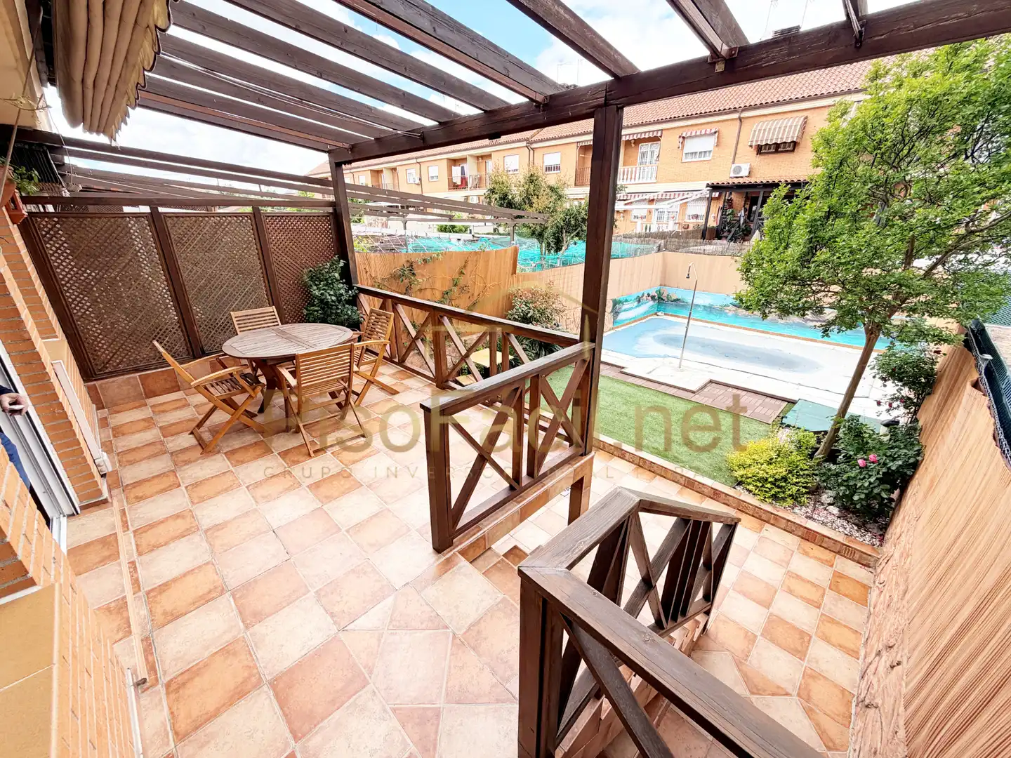 Terrassa de Casa o xalet en venda en Parla amb Aire condicionat, Calefacció i Jardí privat