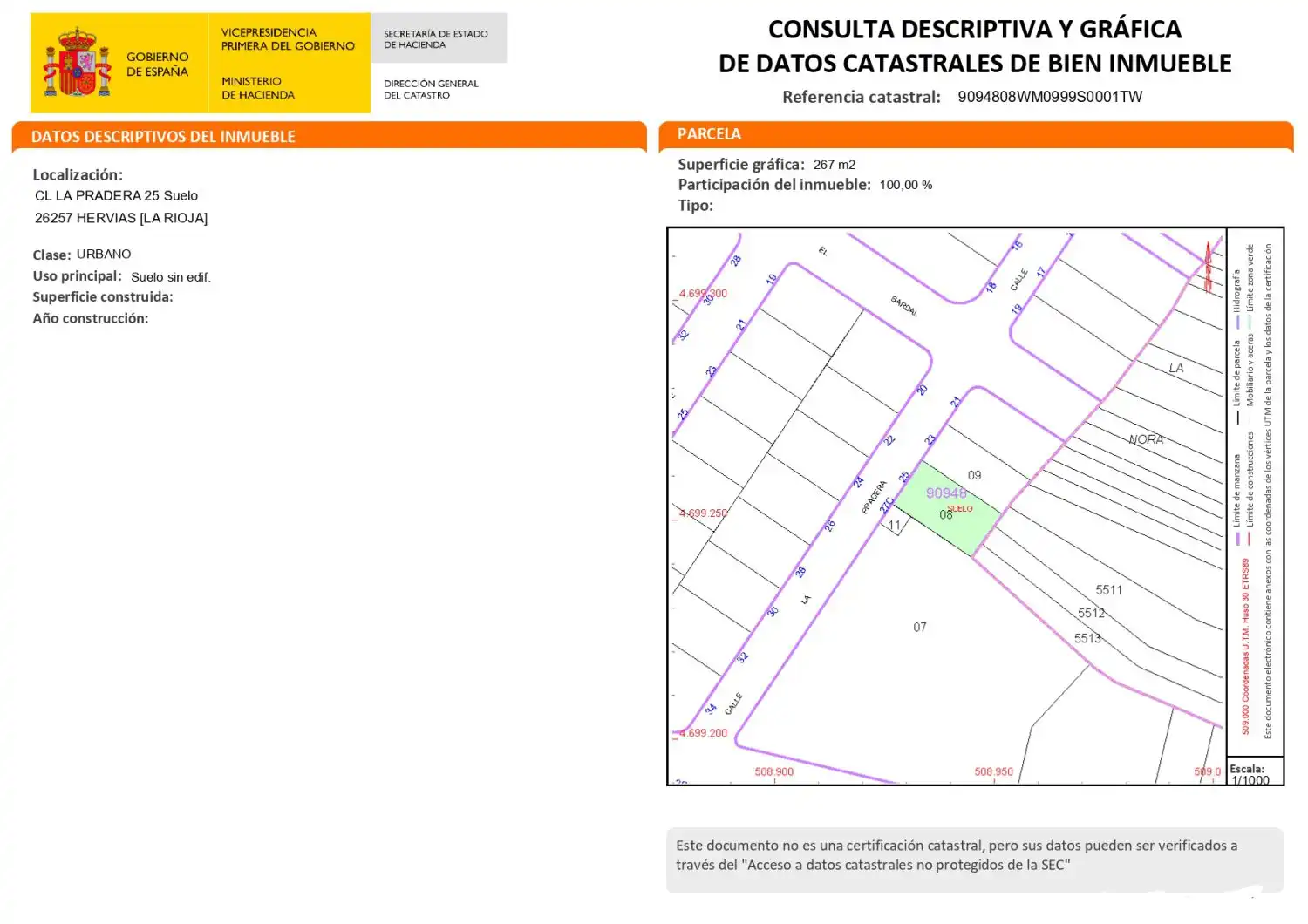 Terrenos y solares en venta en La Pradera 23, imagen 4