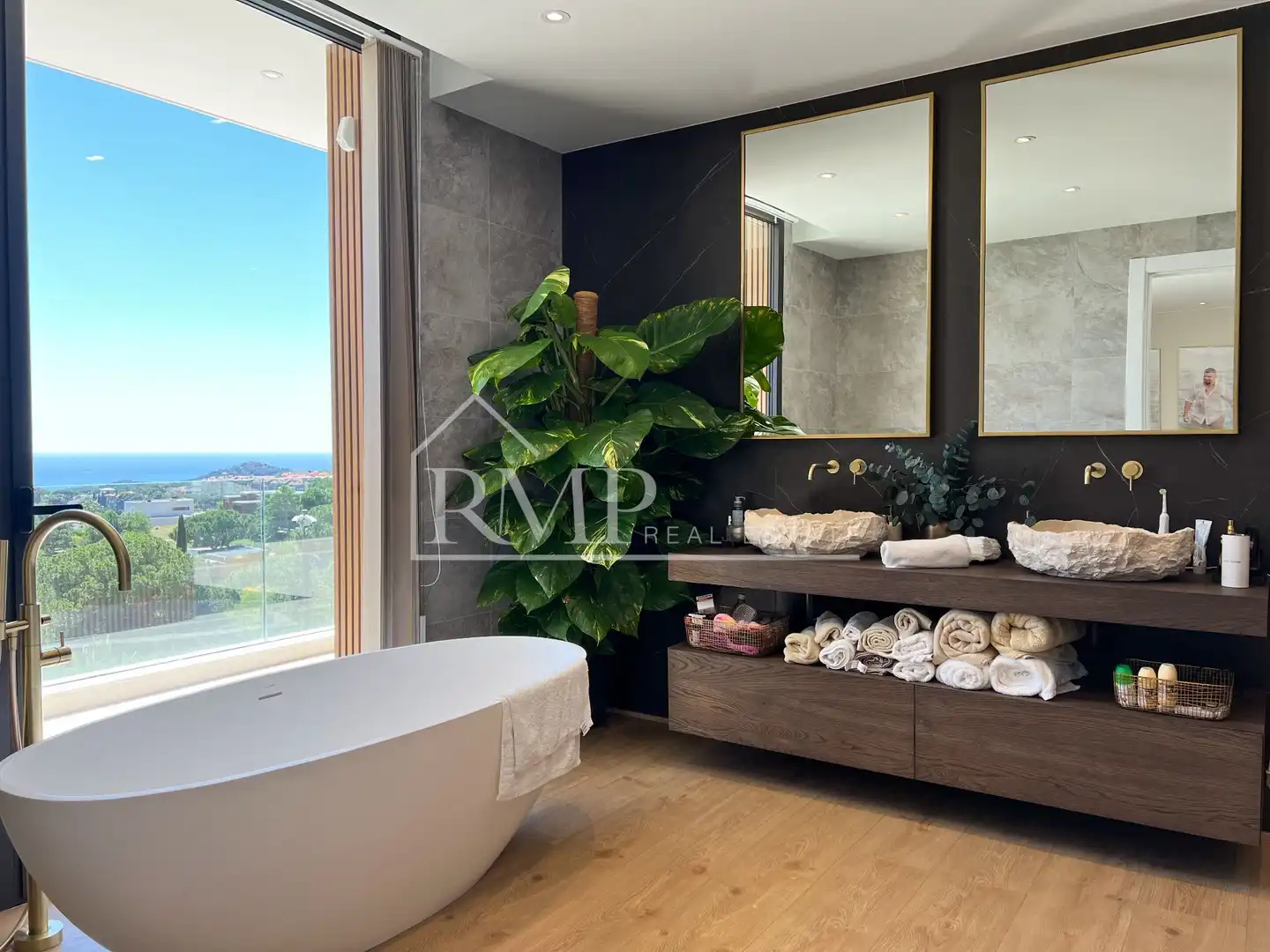 Baño de Casa o chalet en venta en Sant Andreu de Llavaneres con Aire acondicionado, Calefacción y Jardín privado