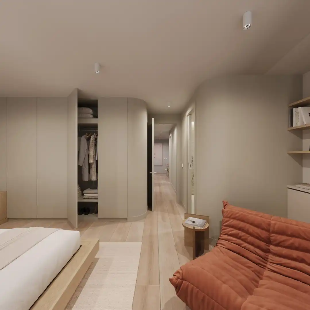 Dormitori de Dúplex en venda en Barcelona amb Parquet, Balcó i Alarma
