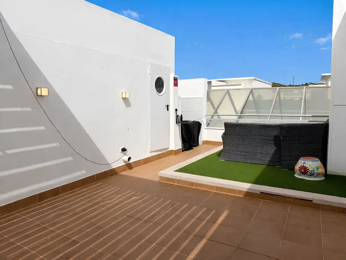 Terraza de Ático en venta en Mijas con Aire acondicionado, Calefacción y Piscina