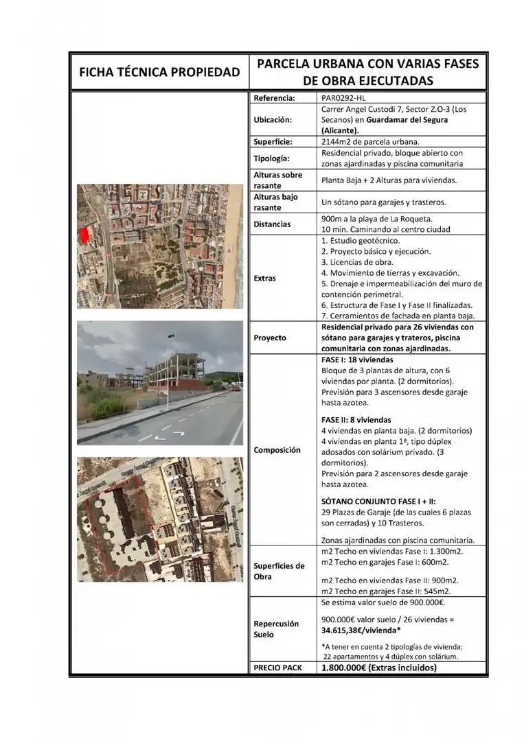 Residencial en venta en N/A, -1, Los Secanos