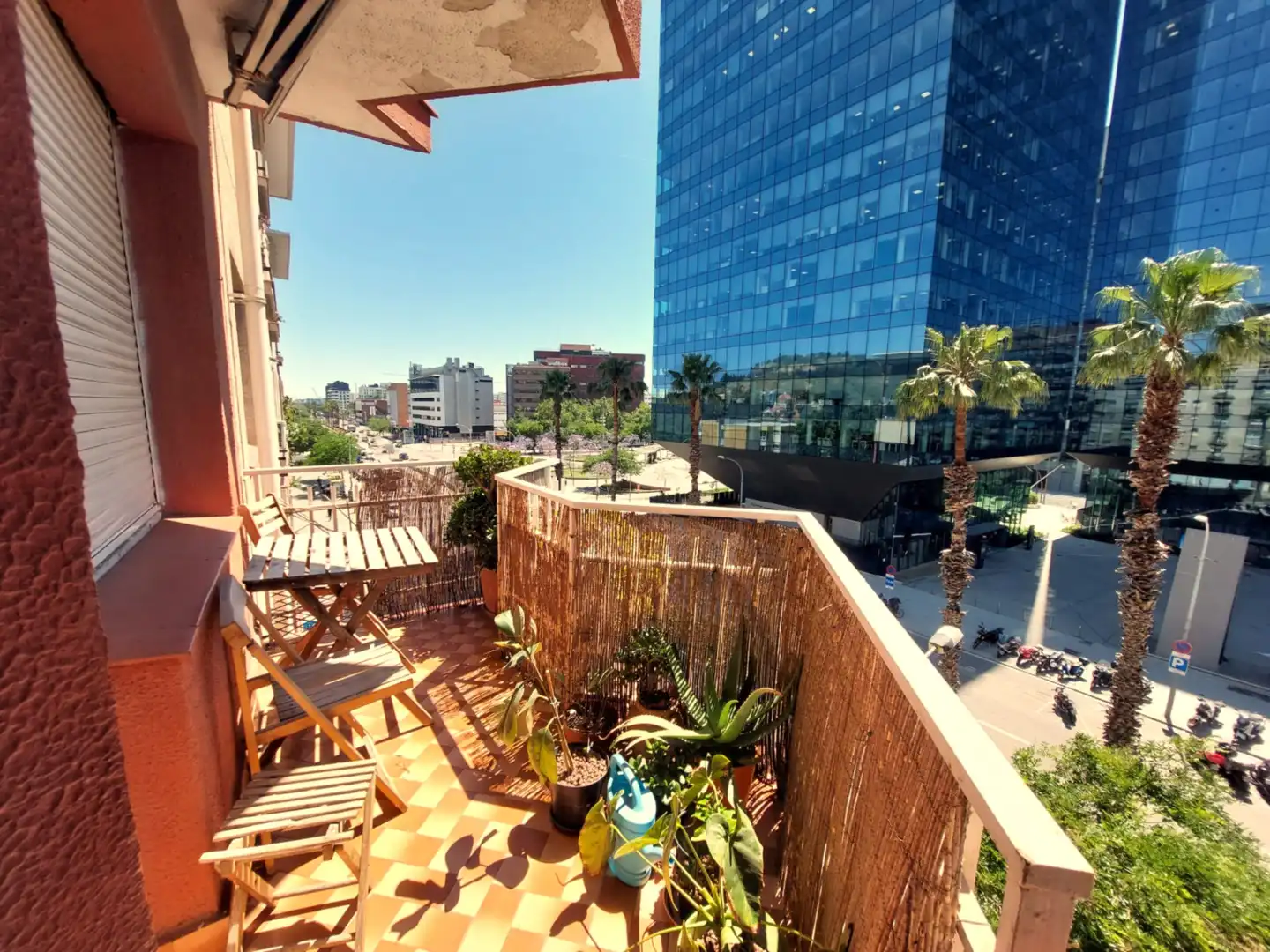 Terrace of Flat for sale in Barcelona  with Parquet flooring, Furnished and Oven