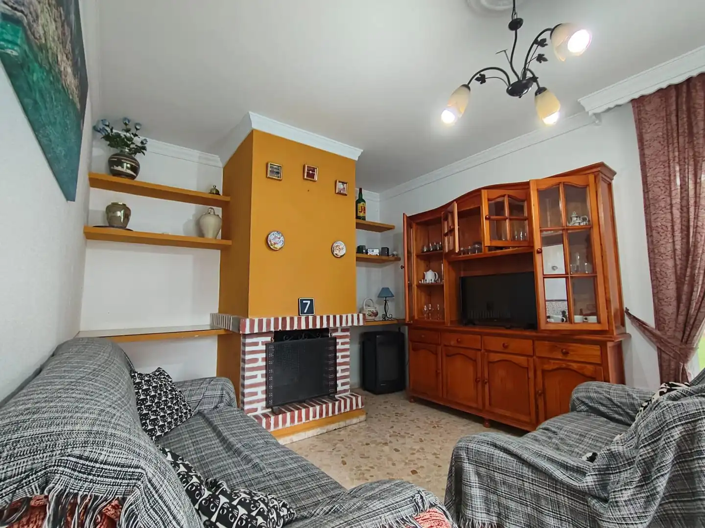 Sala d'estar de Casa o xalet en venda en Chiclana de la Frontera amb Jardí privat i Terrassa