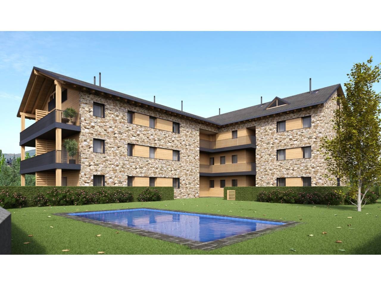 Vista exterior de Dúplex en venda en Bellver de Cerdanya amb Calefacció, Parquet i Traster