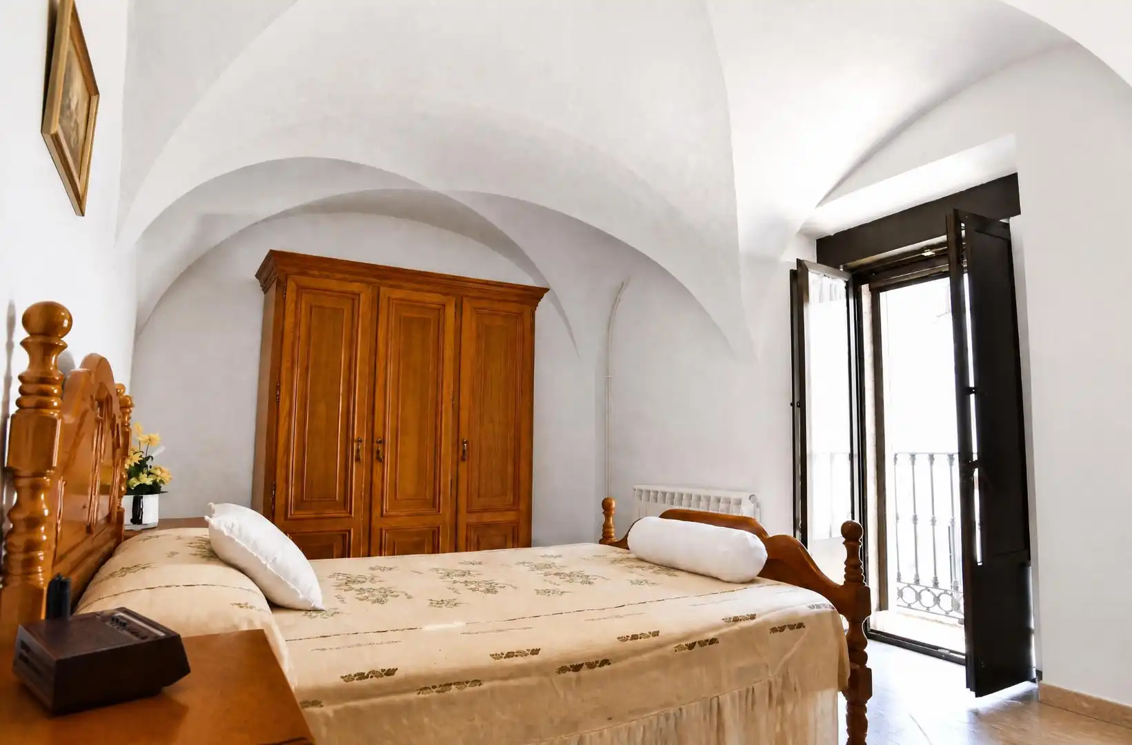 Bedroom of Houses for sale in Montánchez  with Heating, Terrace and Balcony