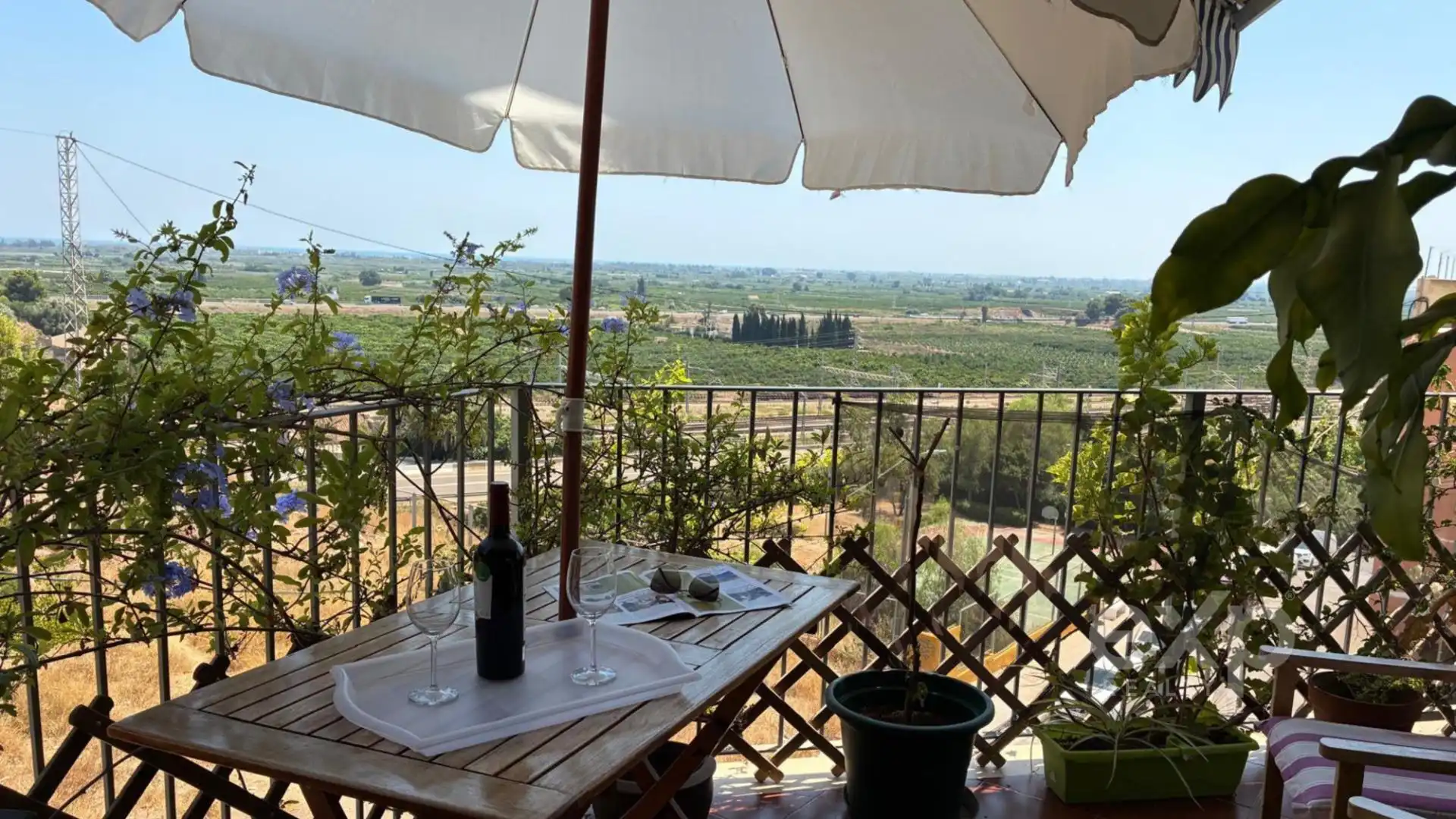 Terrace of Flat for sale in Almenara  with Heating, Parquet flooring and Storage room