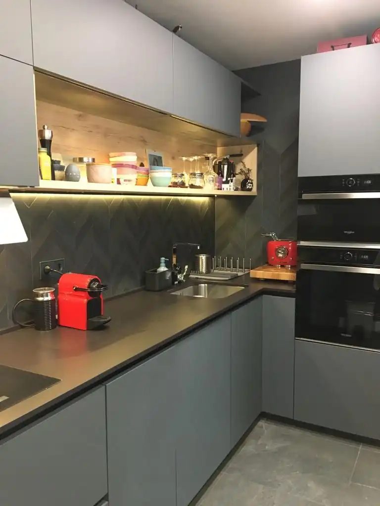 Kitchen of Flat for rent in Madrid  with Air Conditioner, Heating and Terrace