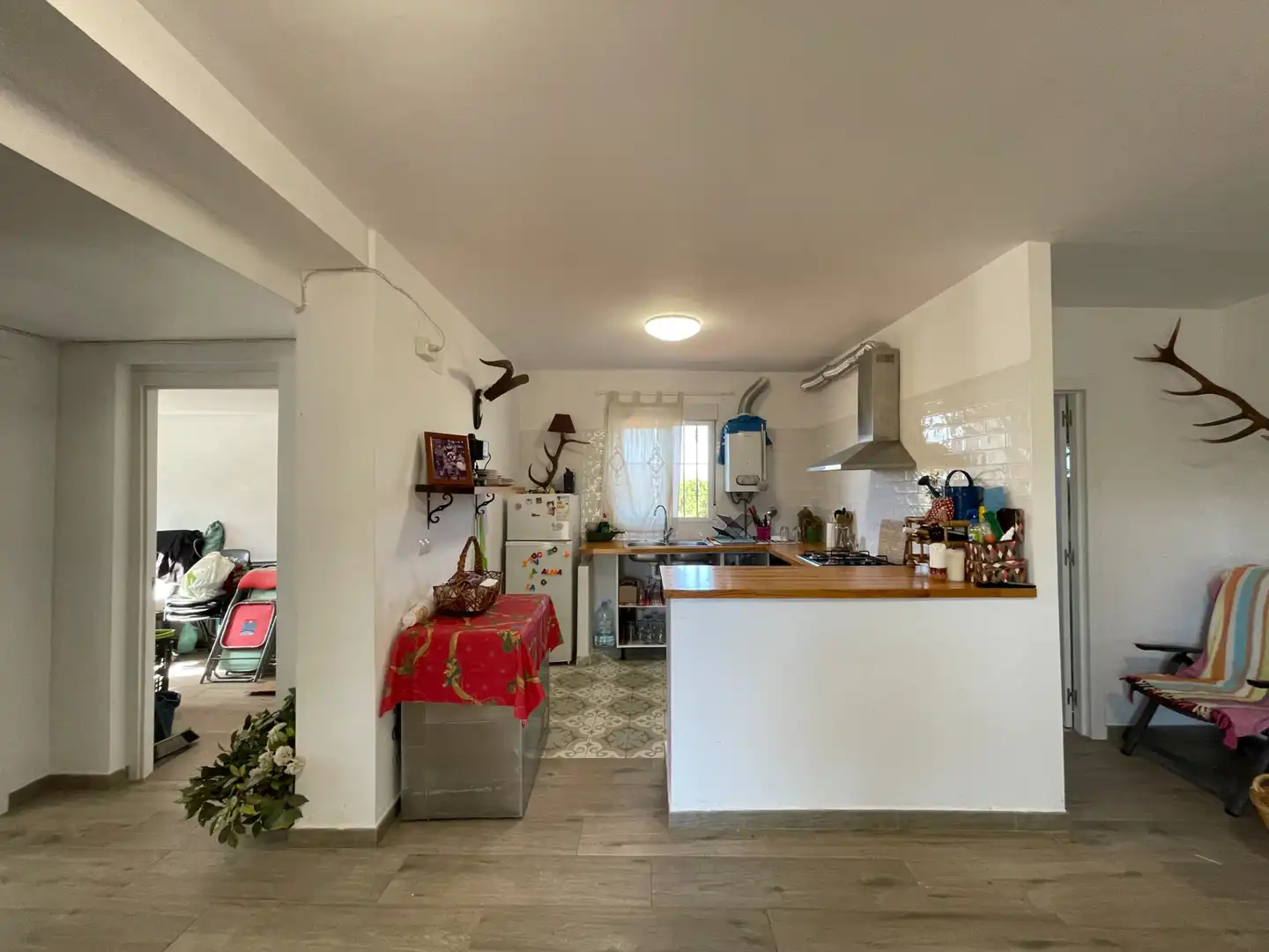 Cuina de Casa o xalet en venda en Betxí amb Jardí privat, Terrassa i Piscina