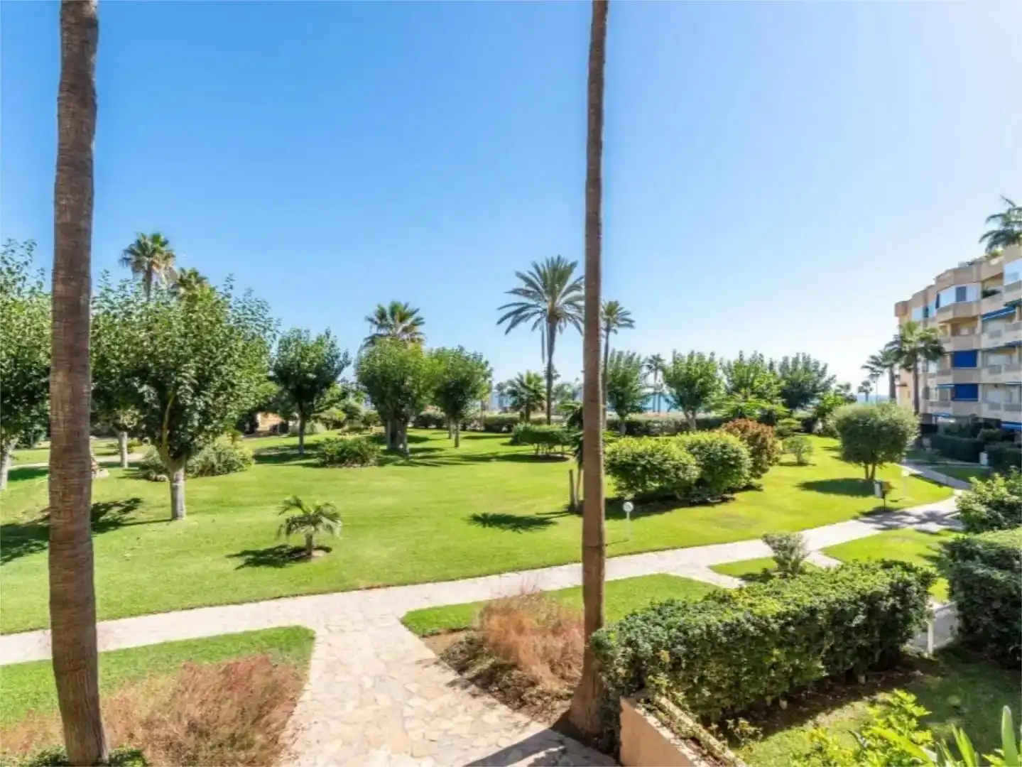 Garden of Attic for rent in Torremolinos  with Air Conditioner, Private garden and Terrace