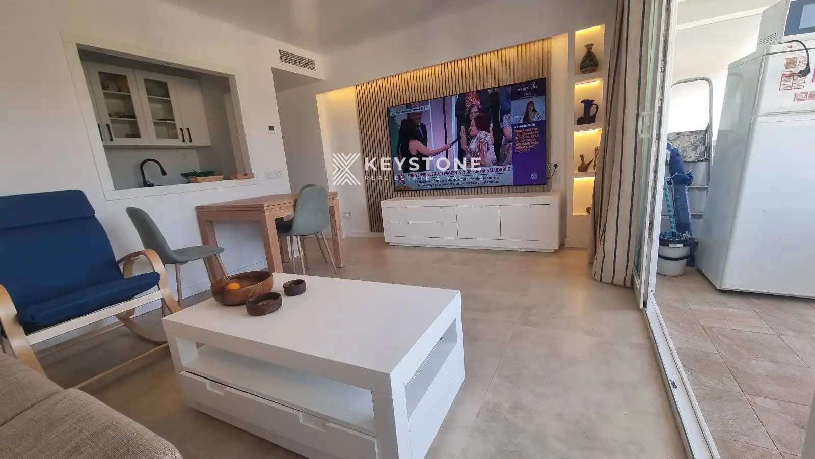 Wohnzimmer von Wohnung zur Miete in Calvià mit Terrasse, Schwimmbad und Gemeinschaftspool