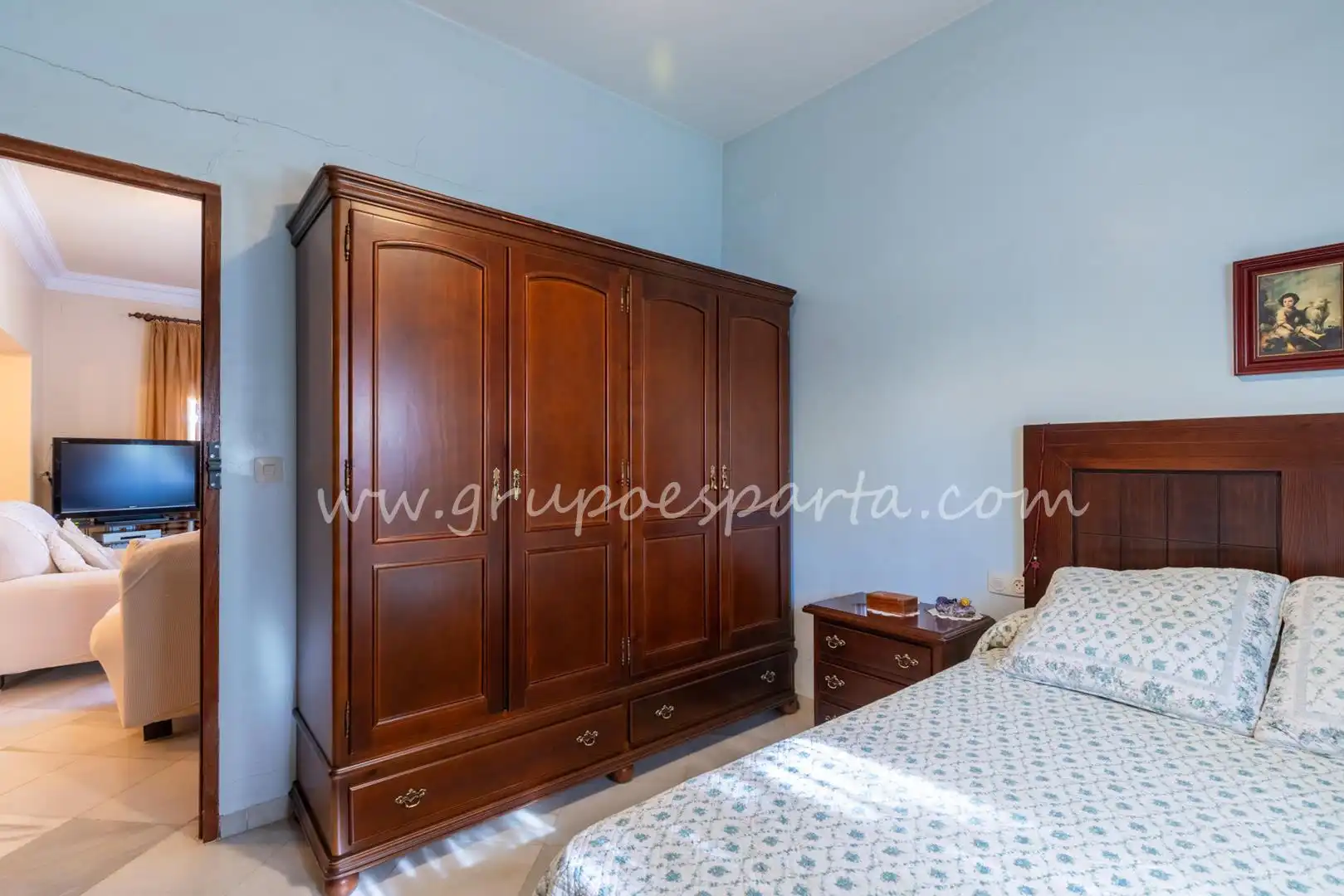 Dormitori de Casa o xalet en venda en Espartinas amb Aire condicionat, Jardí privat i Terrassa
