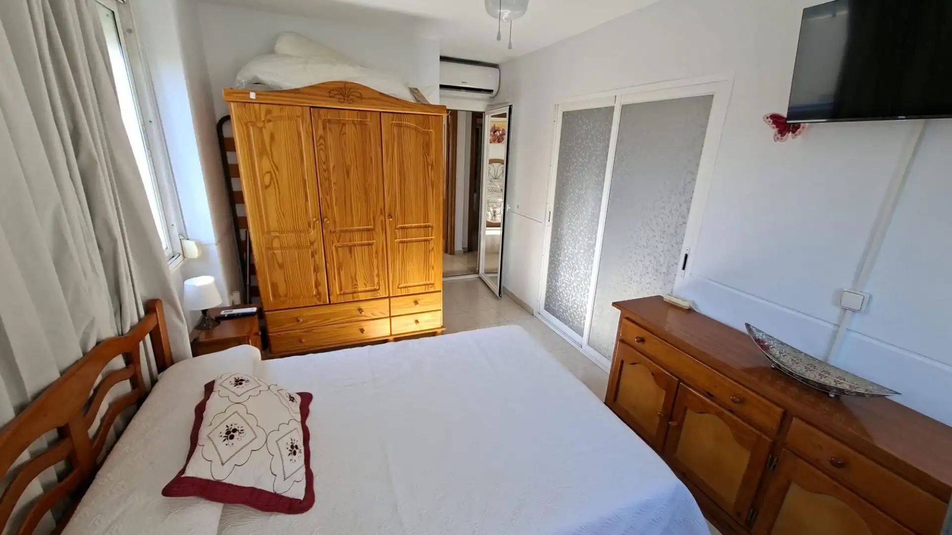 Bedroom of Flat for sale in Benidorm  with Air Conditioner, Heating and Private garden