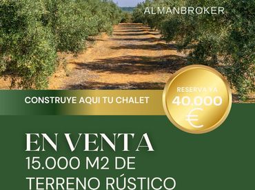 Rustikales Grundstück zum Verkauf in Almansa