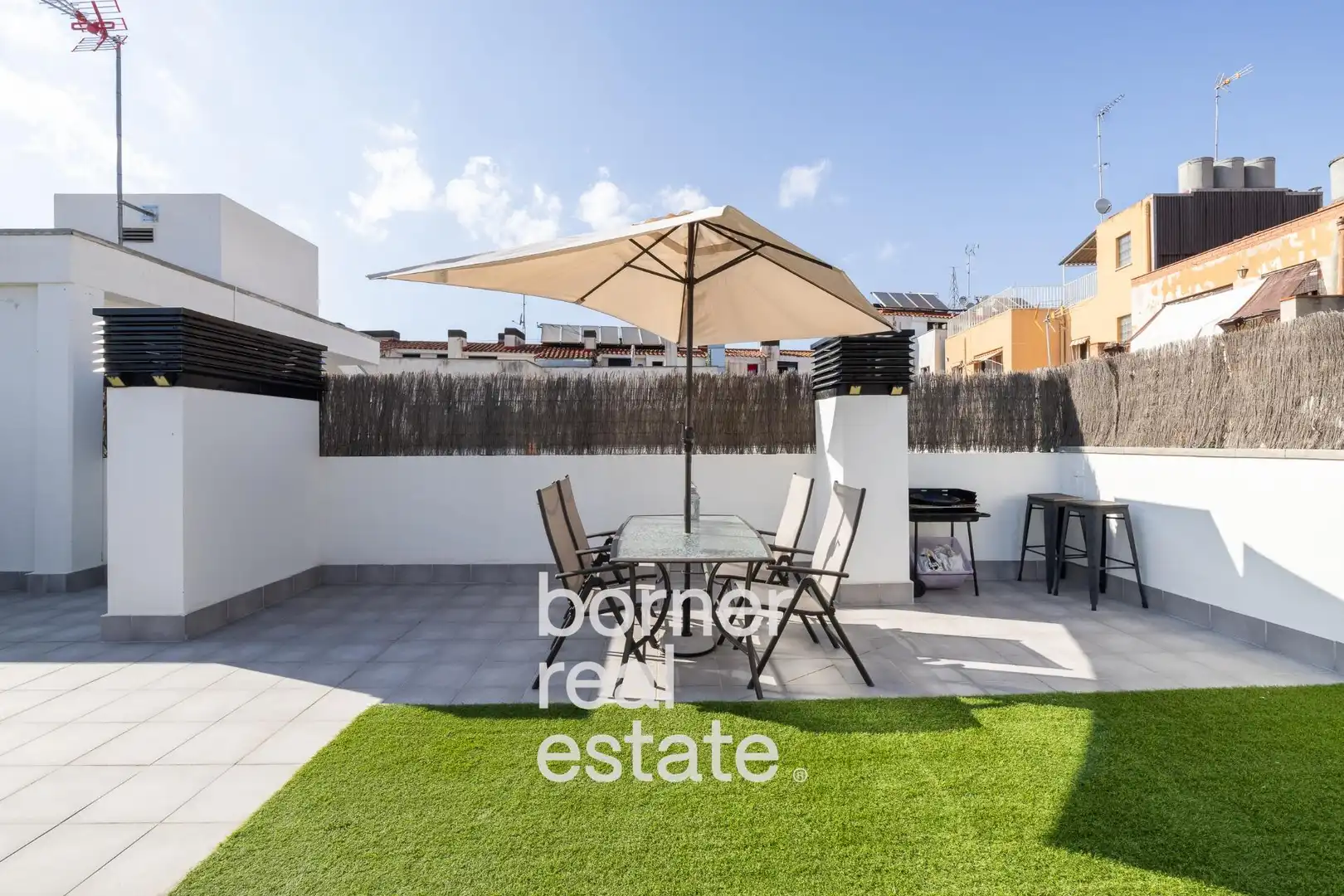 Terrace of Flat for sale in Terrassa  with Air Conditioner, Heating and Parquet flooring