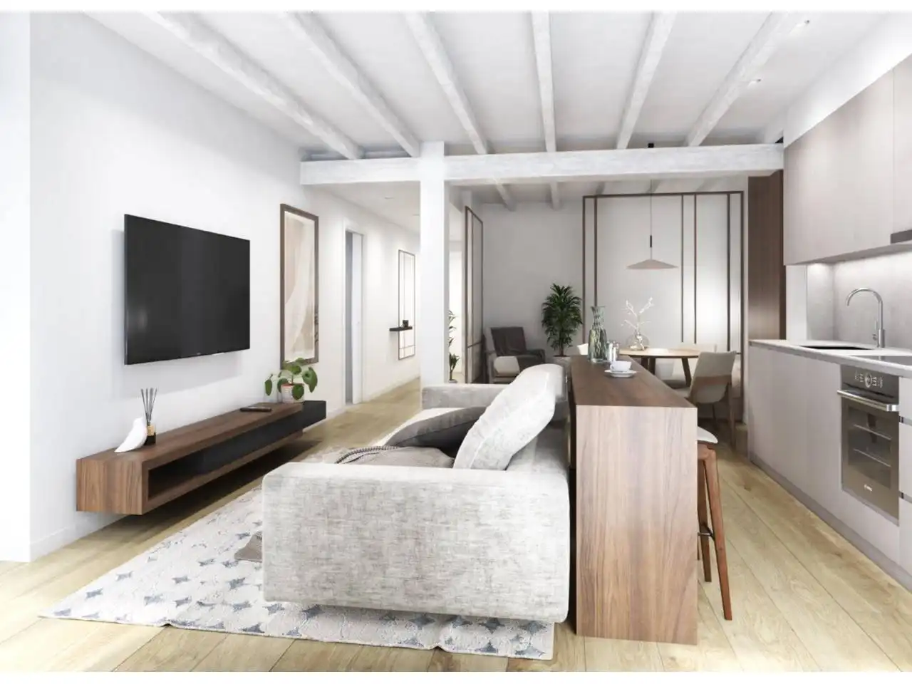 Wohnzimmer von Wohnung zum Verkauf in Donostia - San Sebastián  mit Heizung und Terrasse