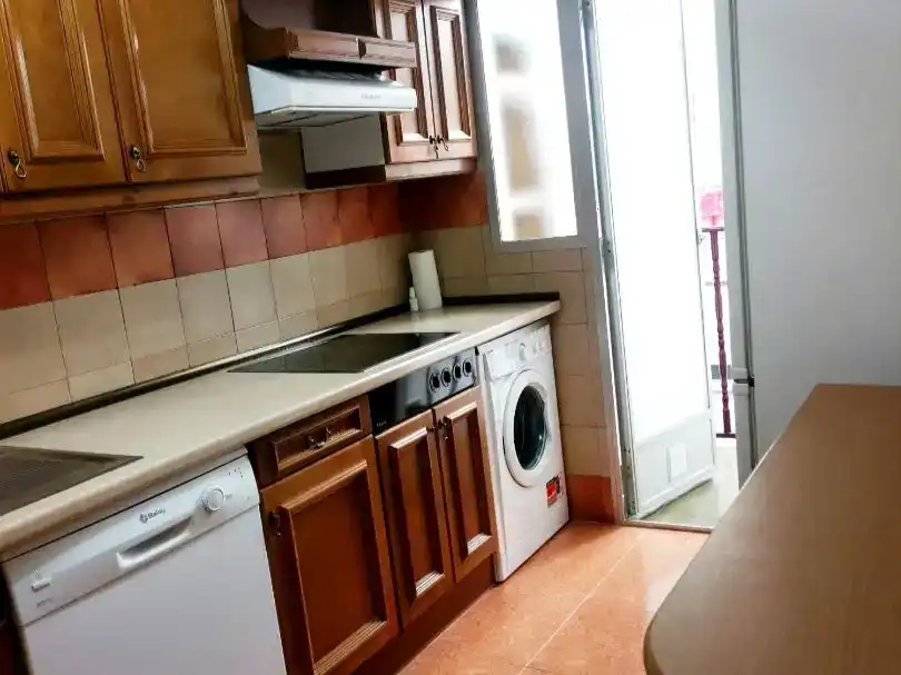Küche von Wohnung zur Miete in Salamanca Capital mit Balkon