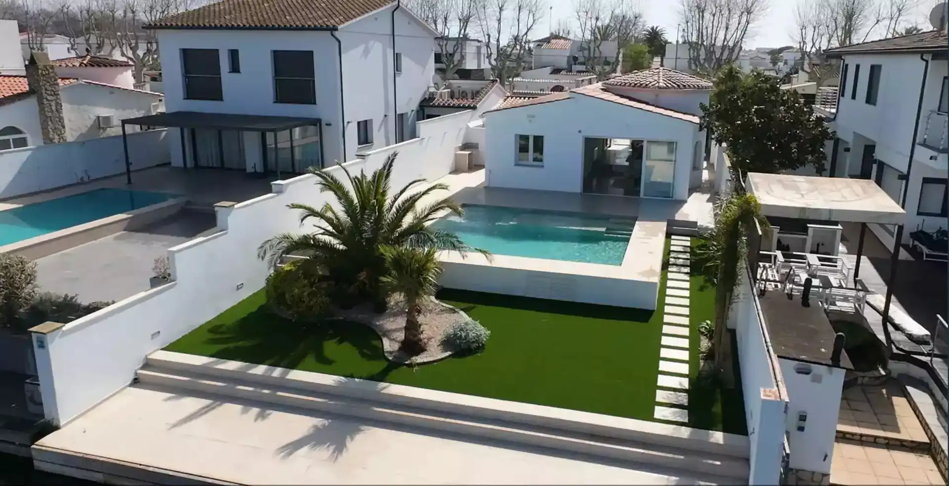 Piscina de Casa o xalet en venda en Centre - Sant Josep - Sanfeliu