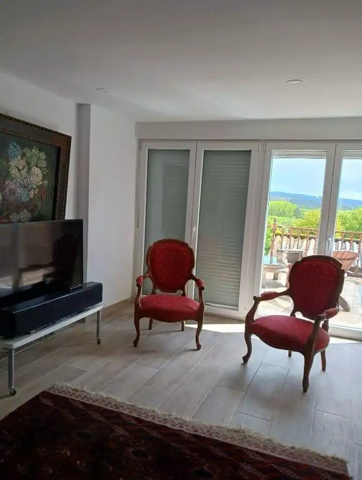 Sala d'estar de Finca rústica en venda en Vilalba amb Calefacció, Jardí privat i Terrassa