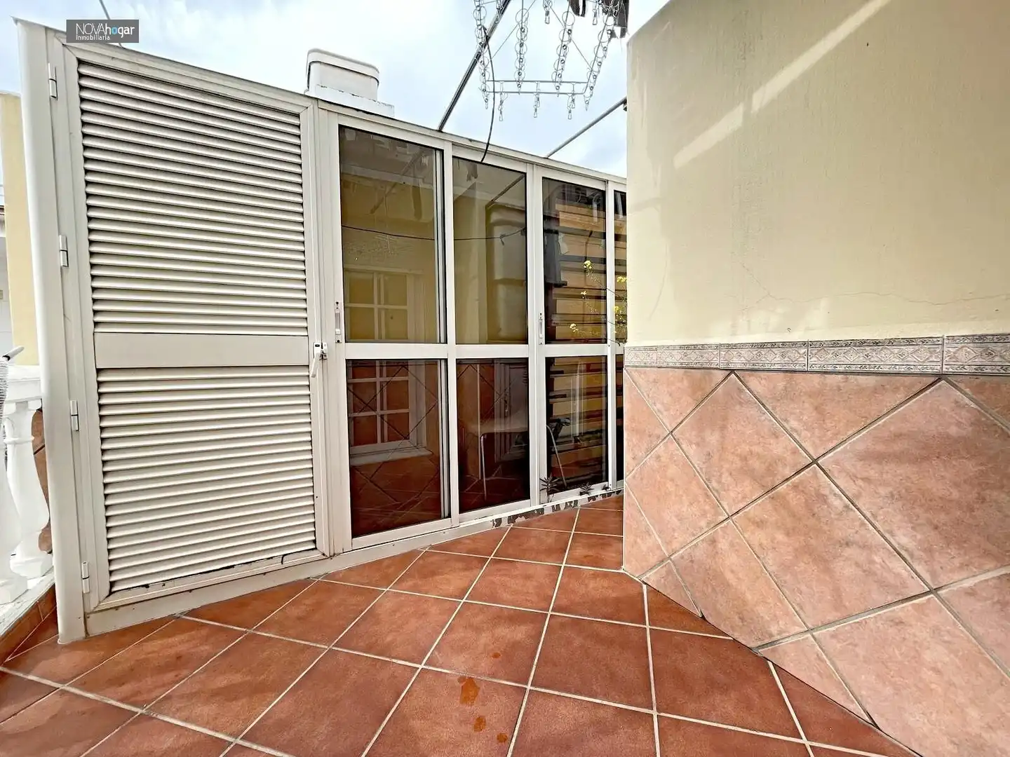Balcony of Houses for sale in Málaga  with Air Conditioner, Terrace and Furnished