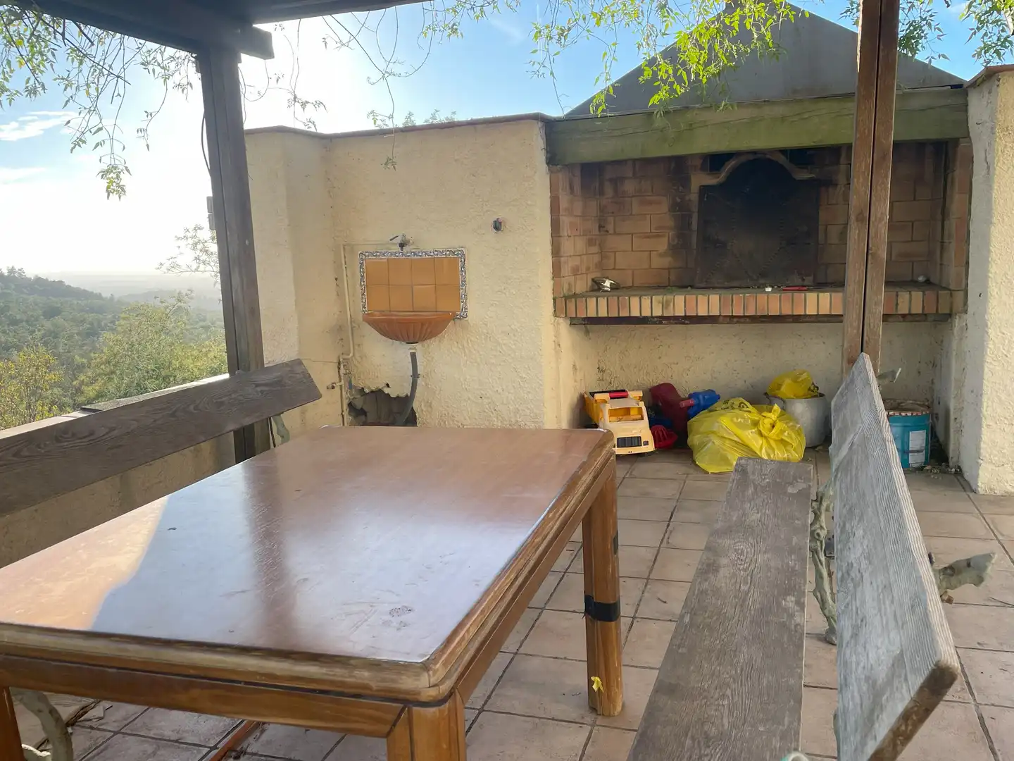 Terraza de Finca rústica en venta en Quart con Calefacción, Jardín privado y Parquet