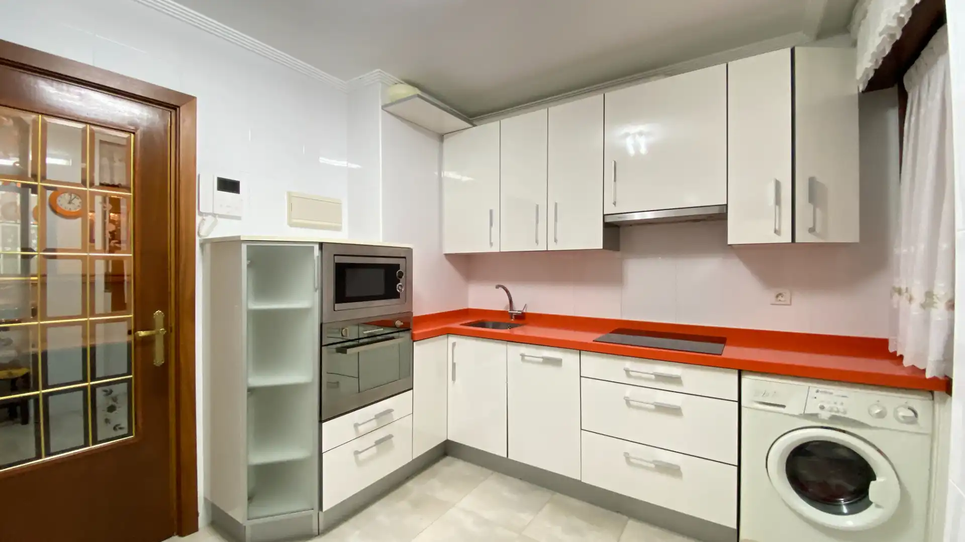Kitchen of Flat for rent in Bilbao   with Heating, Terrace and Furnished