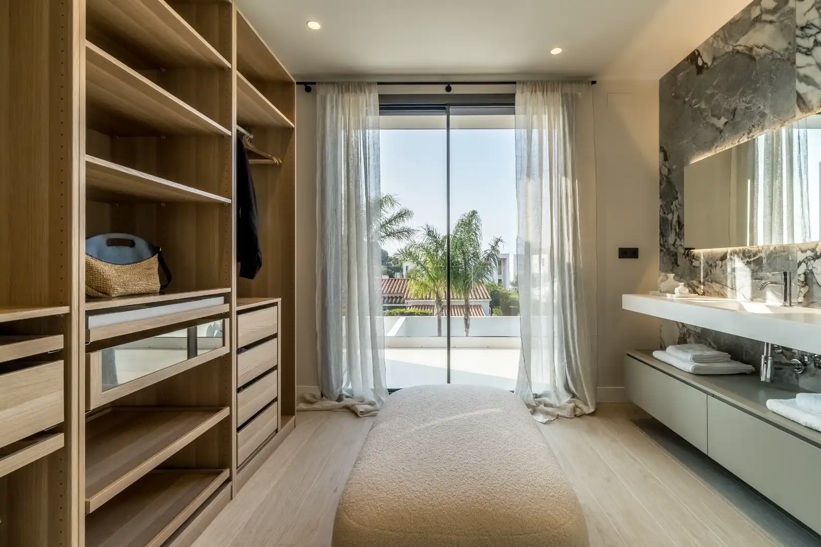 Habitación de Casa adosada de alquiler en Cambrils con Aire acondicionado, Calefacción y Jardín privado