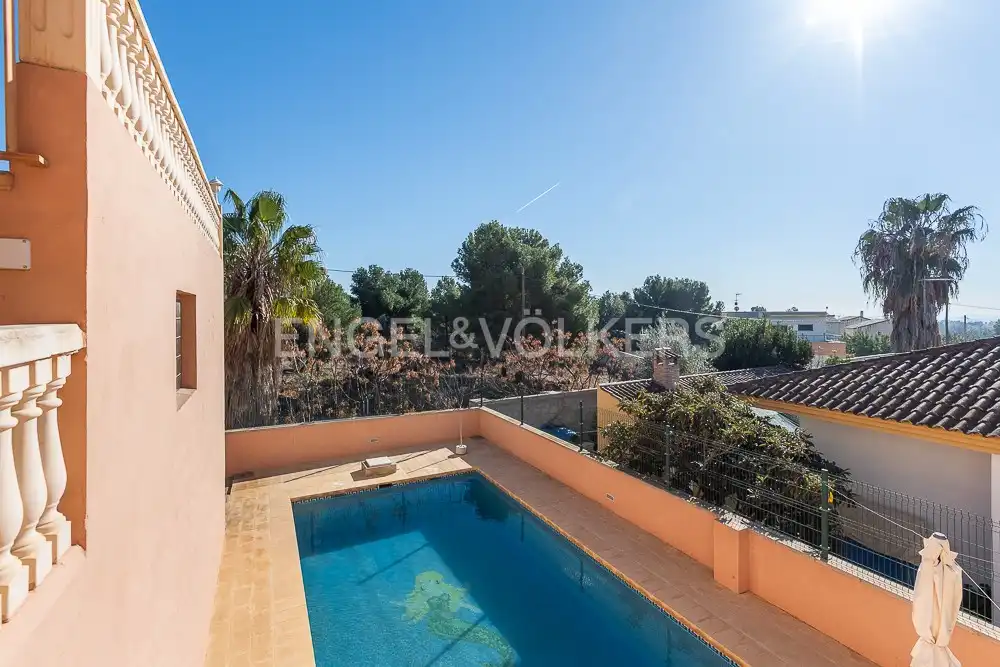 Vista exterior de Casa o chalet en venta en Náquera con Aire acondicionado, Calefacción y Jardín privado