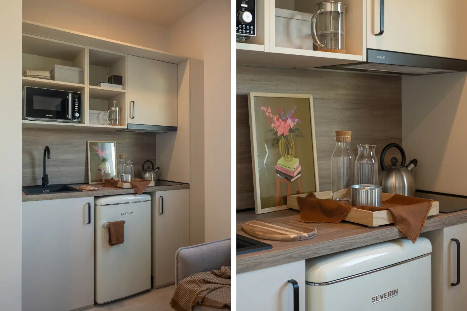 Cocina de Estudio de alquiler en Armilla con Aire acondicionado, Amueblado y Microondas
