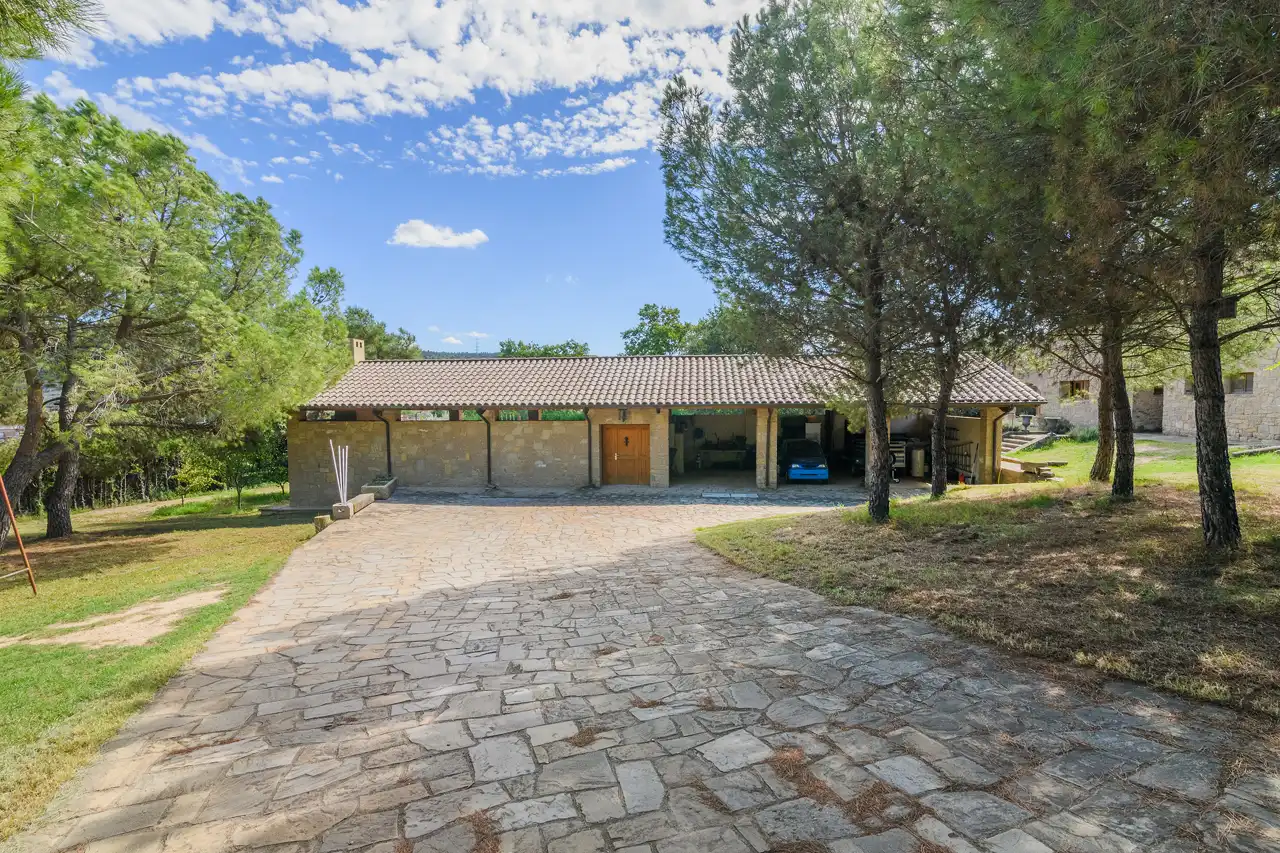 Exterior view of Houses for sale in Sant Vicenç de Castellet  with Heating, Private garden and Terrace
