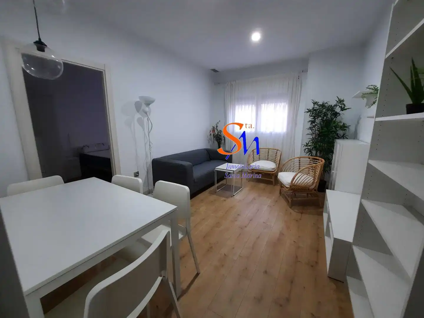 Sala d'estar de Apartament de lloguer en Badajoz amb Aire condicionat, Calefacció i Moblat
