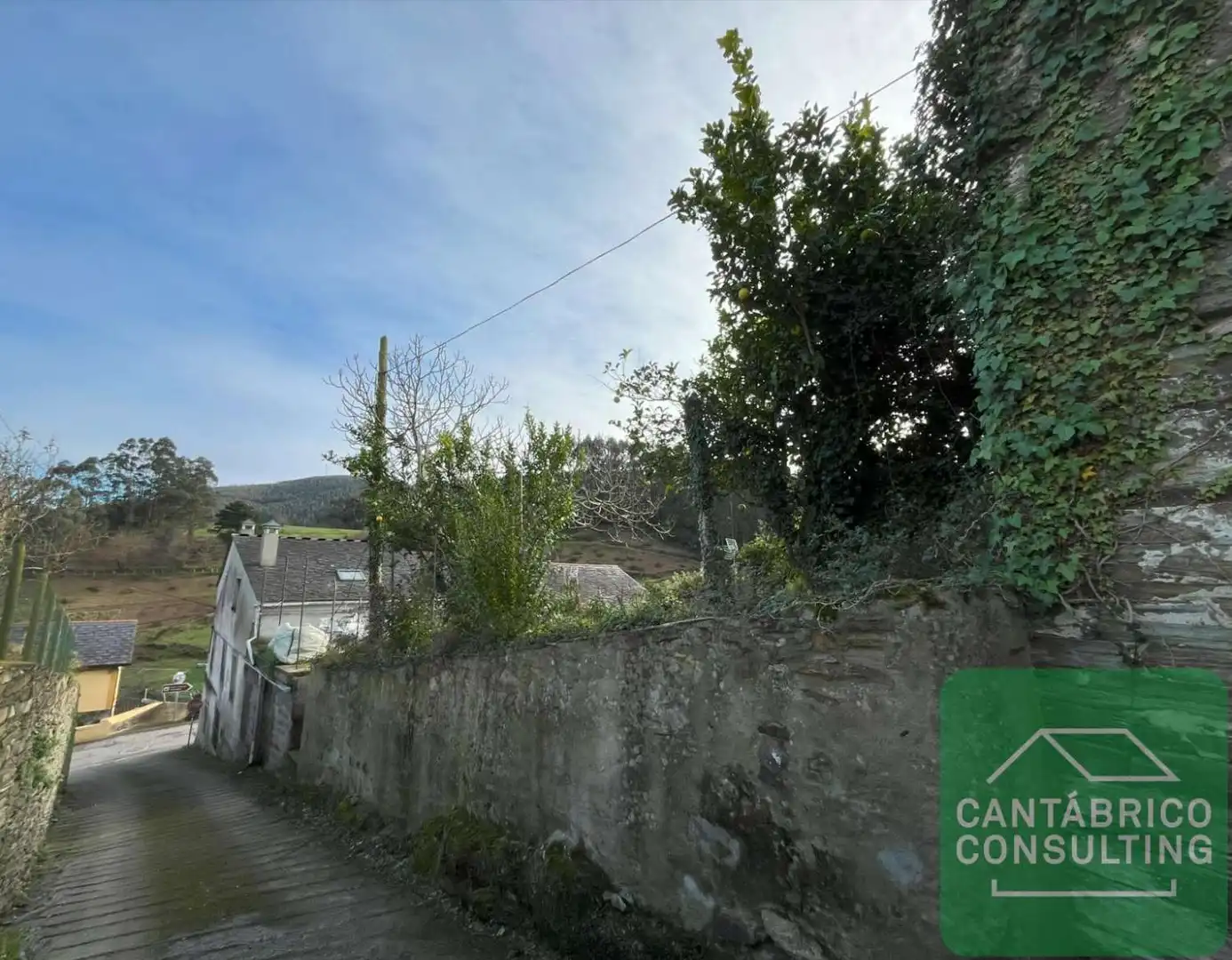 Vista exterior de Casa adosada en venta en Vegadeo