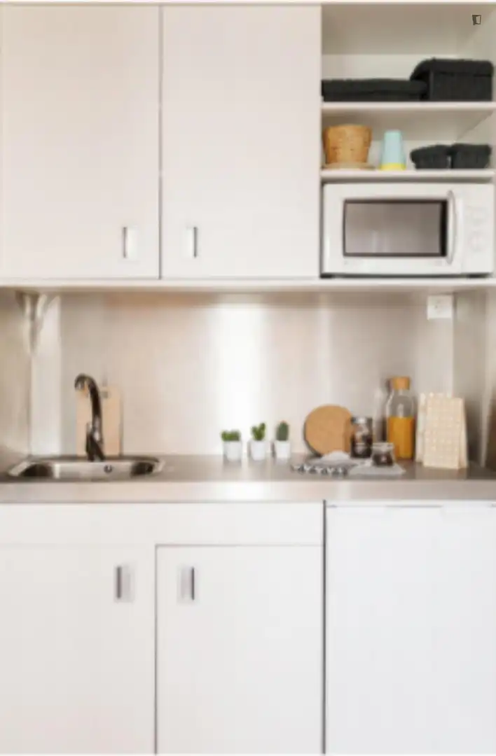 Küche von Wohnung zur untervermieten in Madrid mit Möbliert und Internet