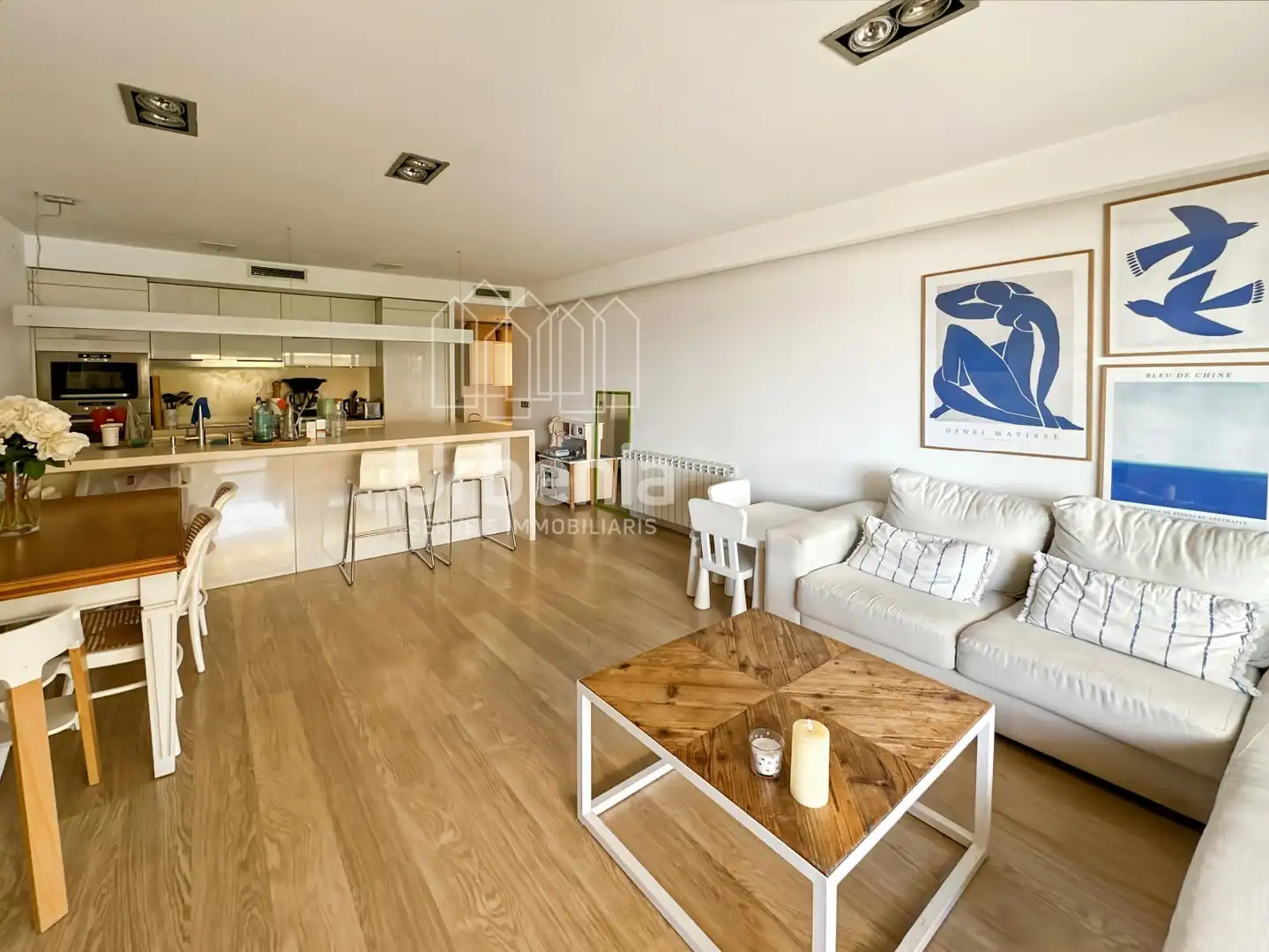 Living room of Flat for sale in Arenys de Mar  with Air Conditioner, Heating and Terrace