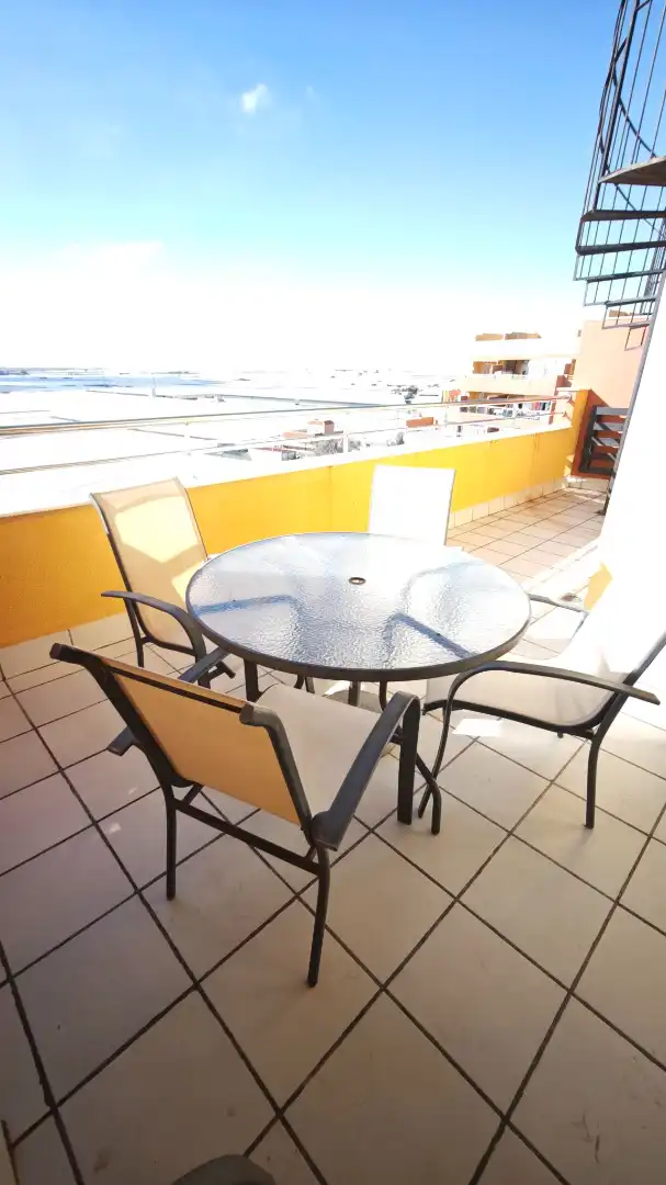 Terrace of Attic for sale in Roquetas de Mar  with Air Conditioner, Terrace and Furnished