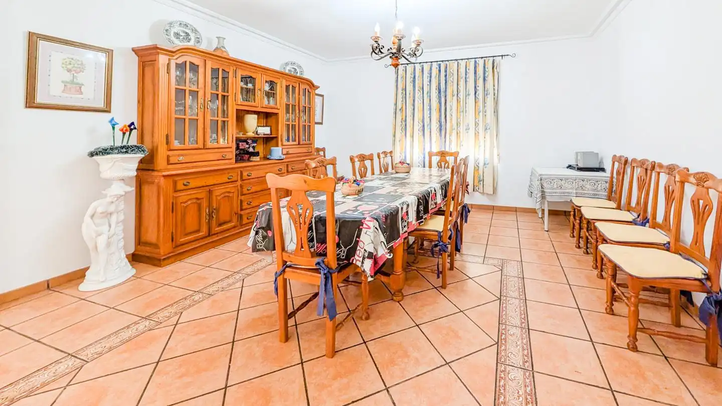 Menjador de Casa o xalet en venda en Elche / Elx amb Aire condicionat, Jardí privat i Terrassa