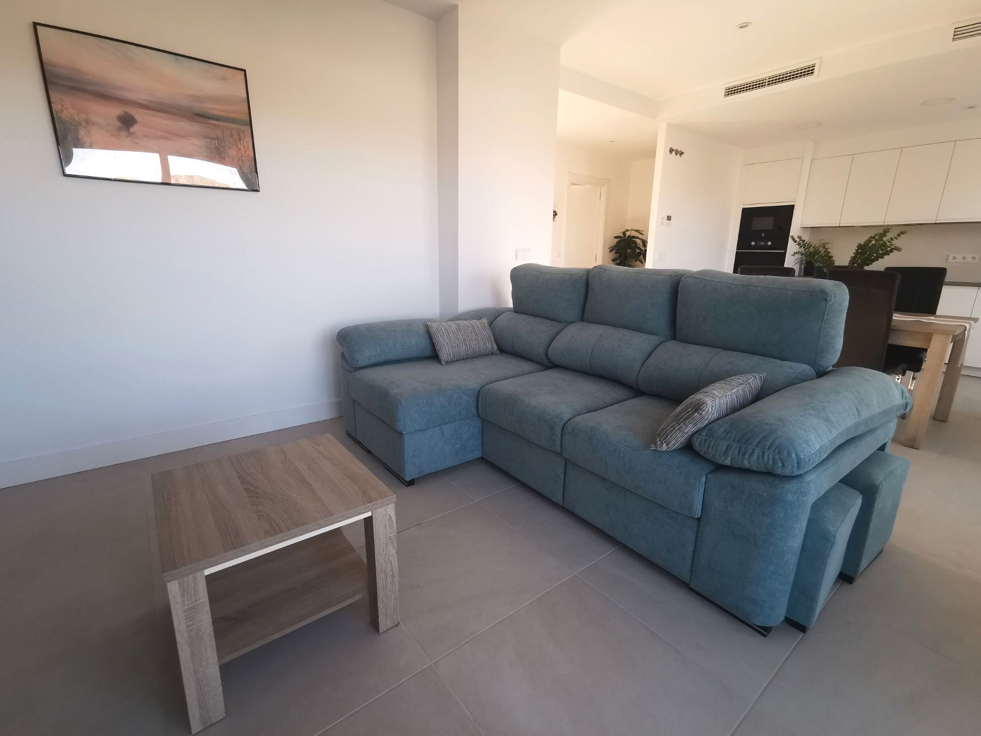 Sala d'estar de Àtic de lloguer en Málaga Capital amb Aire condicionat, Calefacció i Terrassa