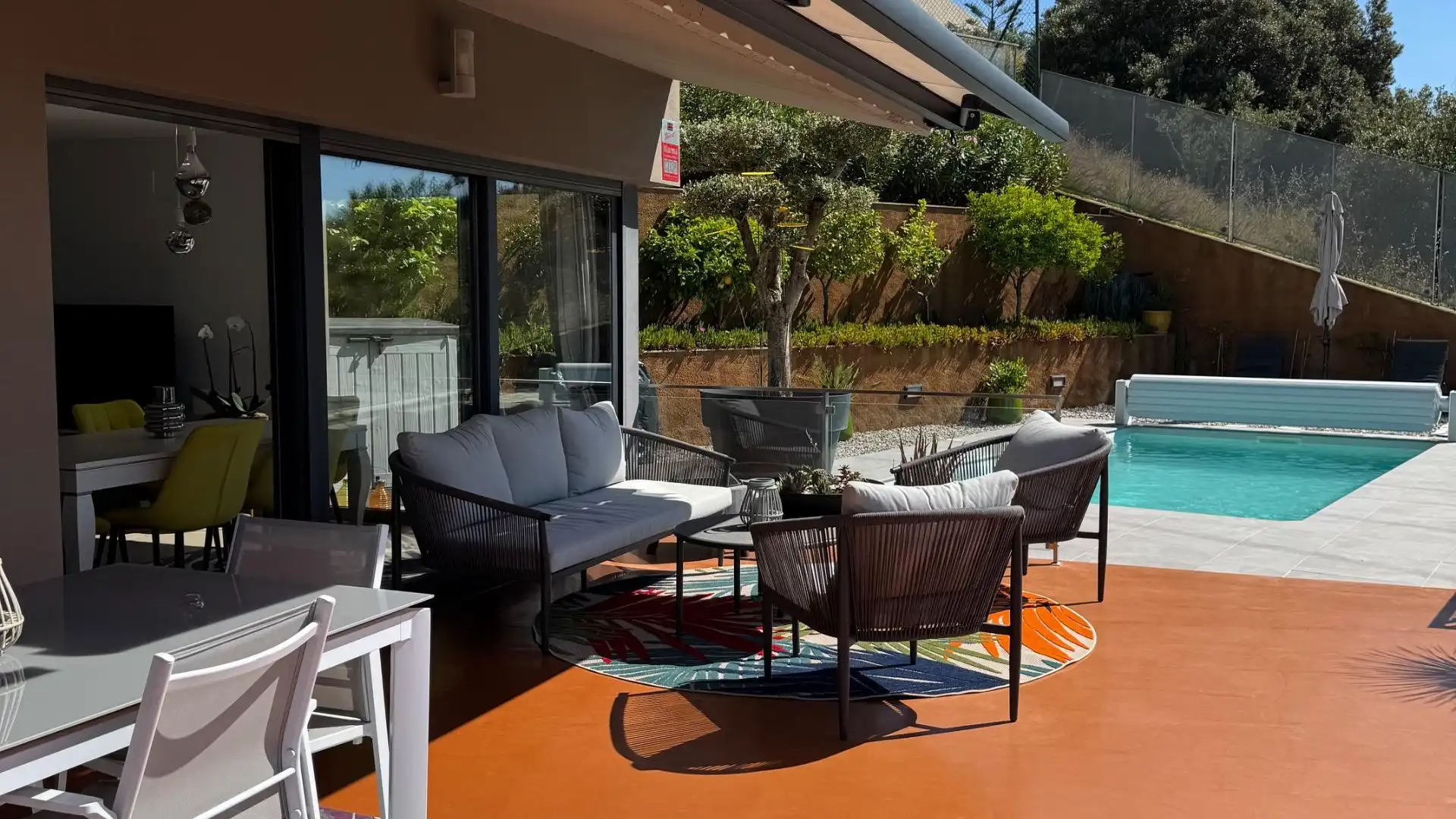 Terraza de Dúplex en venta en Llançà con Piscina, Amueblado y Piscina comunitaria