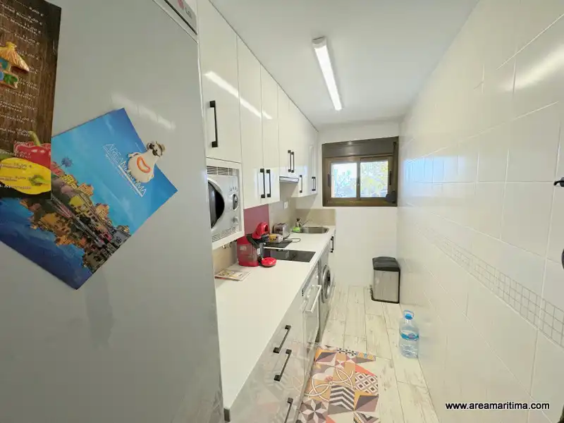 Kitchen of Flat for rent in Alboraya  with Air Conditioner, Parquet flooring and Furnished