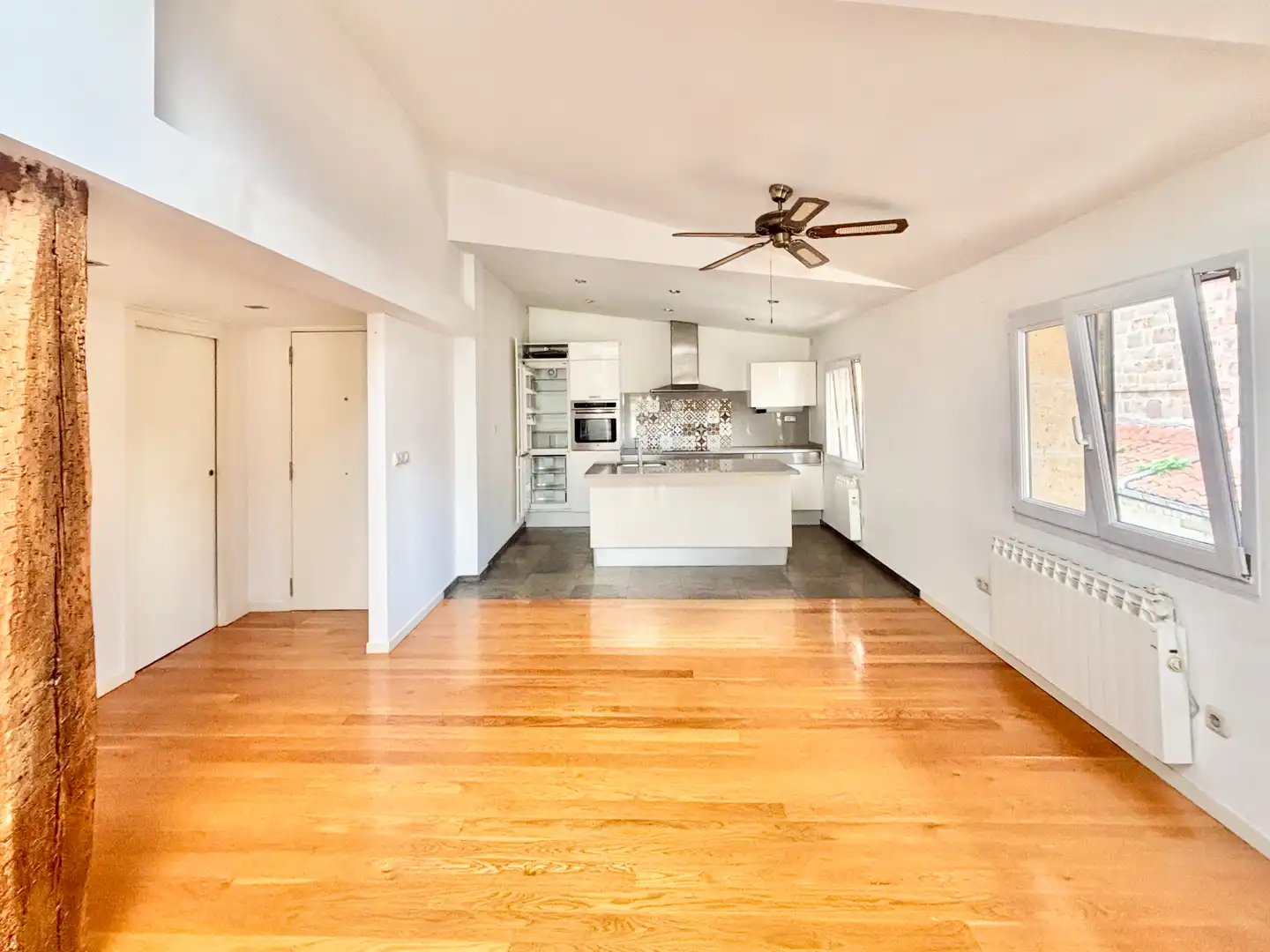 Cocina de Ático de alquiler con opción a compra en Ordizia con Calefacción, Parquet y Horno
