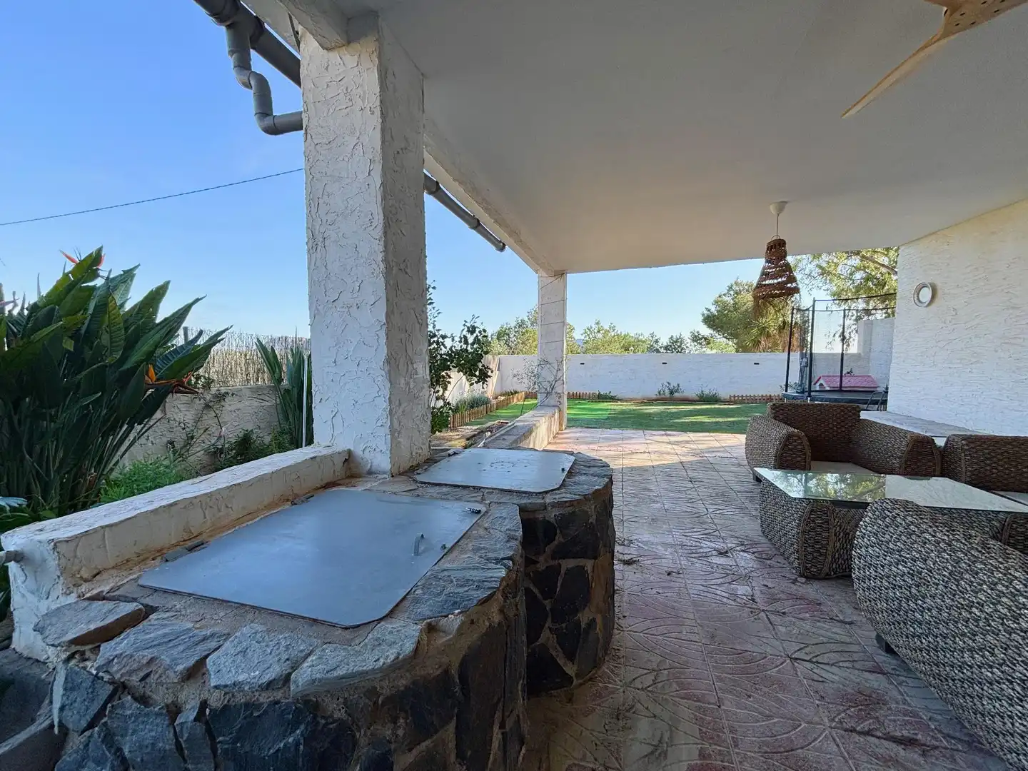 Terraza de Casa o chalet en venta en Alicante / Alacant con Aire acondicionado, Jardín privado y Terraza