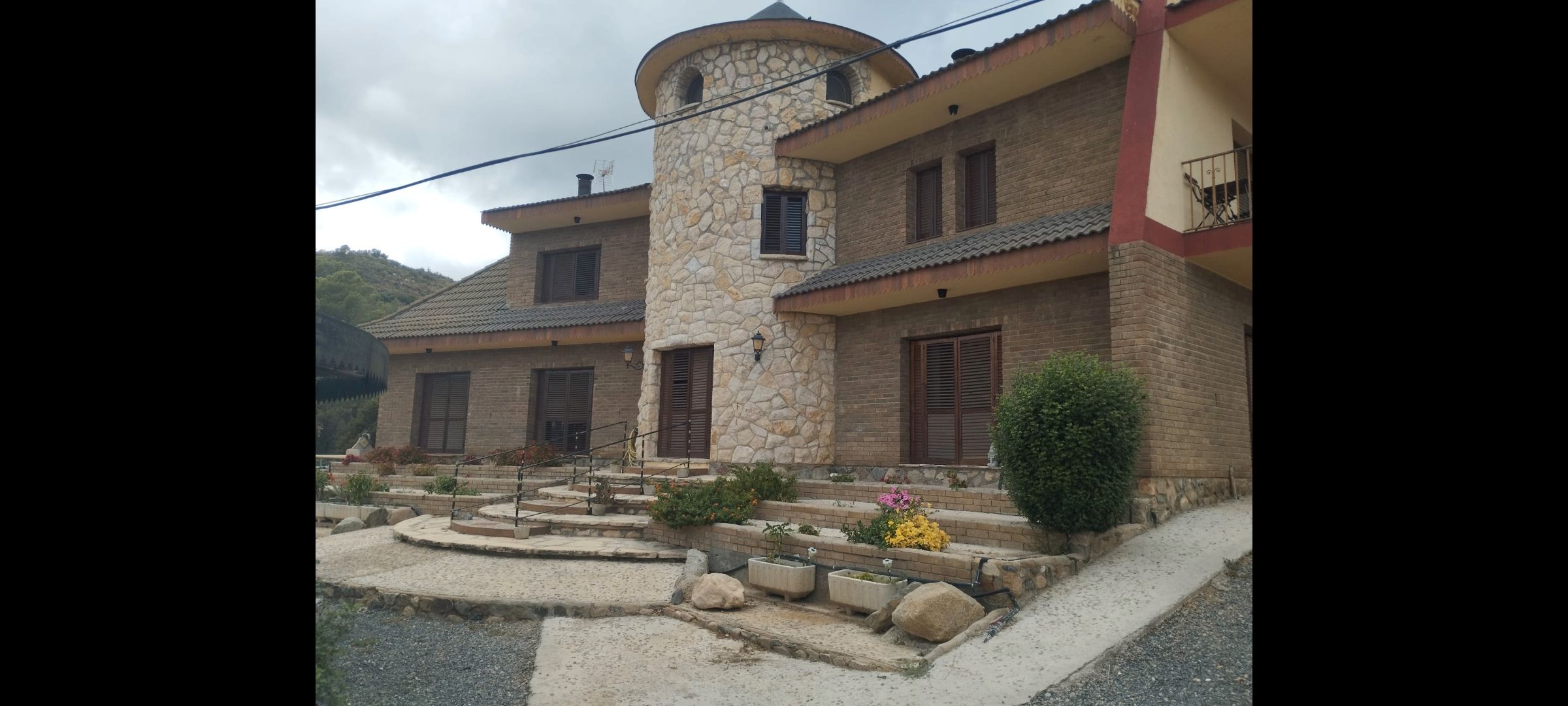 Exterior view of Country house for sale in Les Borges del Camp  with Air Conditioner, Heating and Private garden