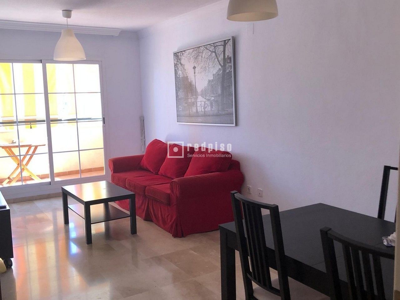 Sala d'estar de Pis de lloguer en Málaga Capital amb Aire condicionat, Calefacció i Terrassa