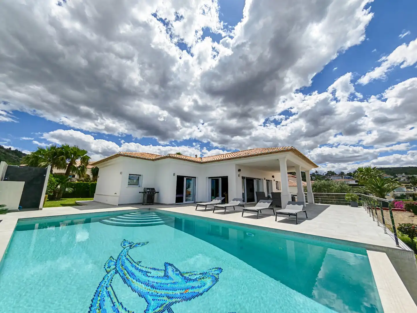 Swimming pool of Houses for sale in Dénia  with Air Conditioner, Heating and Private garden