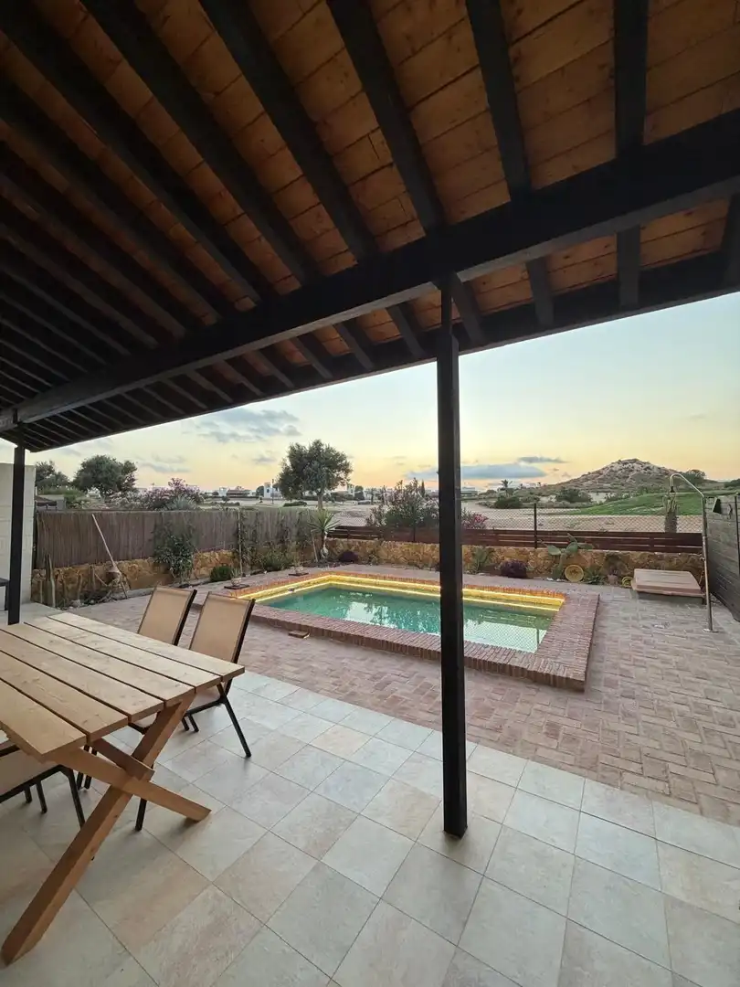 Piscina de Casa o xalet en venda en Murcia amb Aire condicionat, Jardí privat i Terrassa