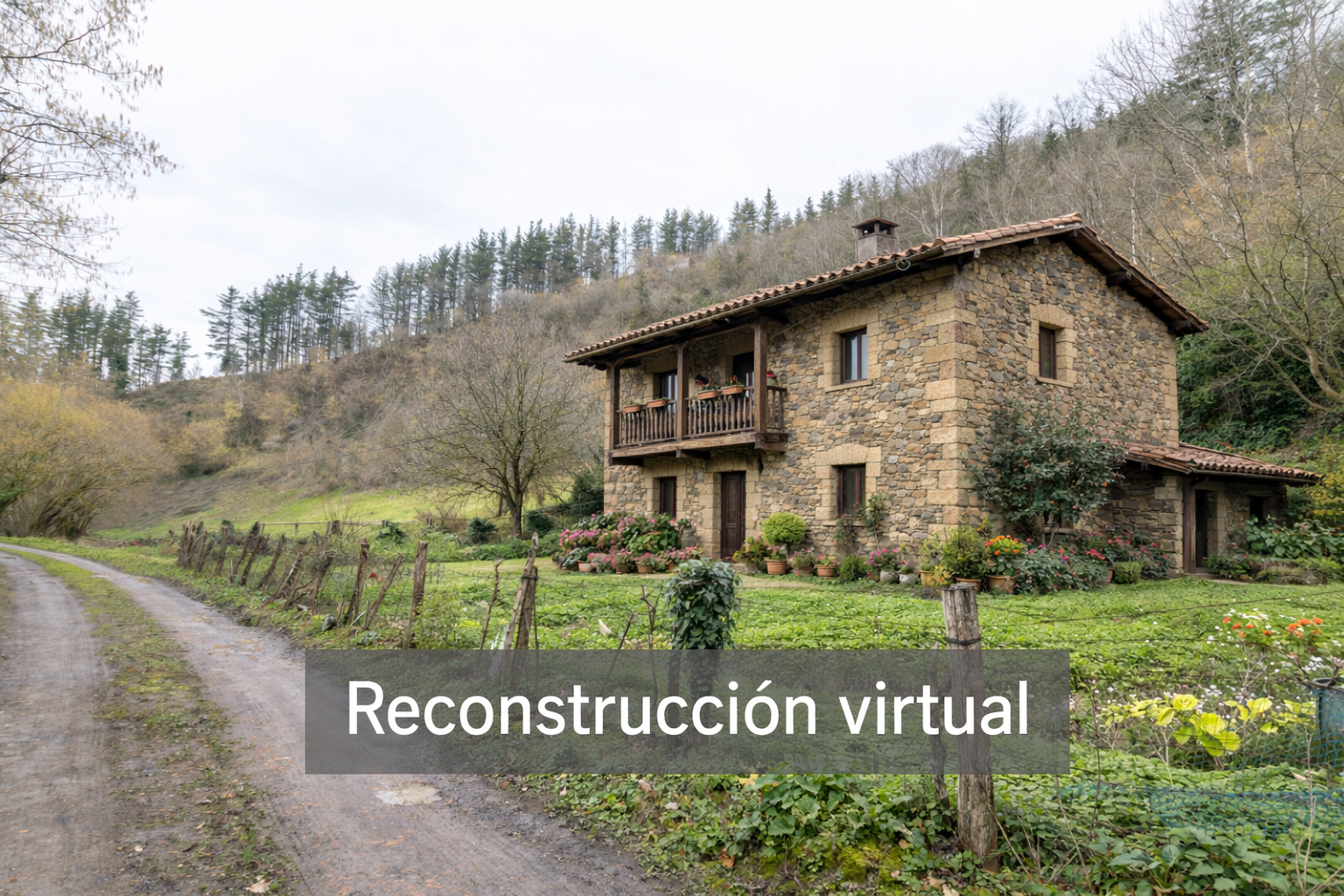 Jardín de Casa o chalet en venta en Zumarraga