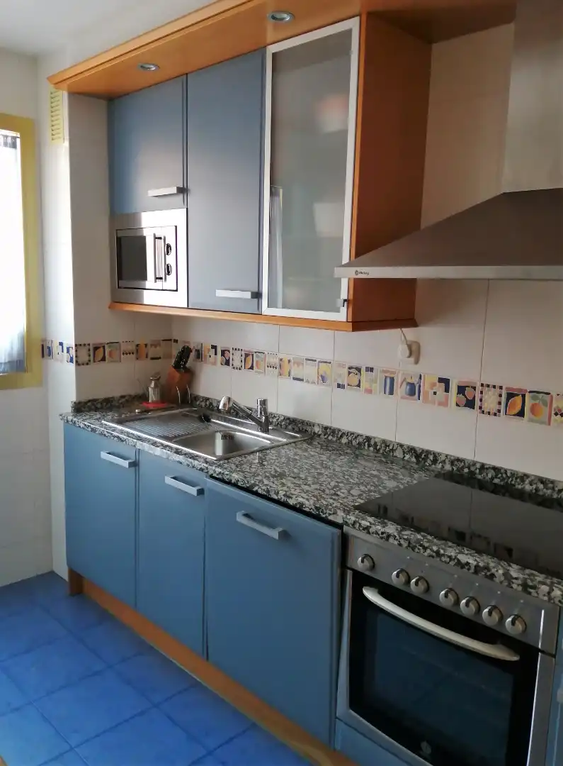 Kitchen of Flat for rent in Zaragoza  with Air Conditioner, Heating and Parquet flooring