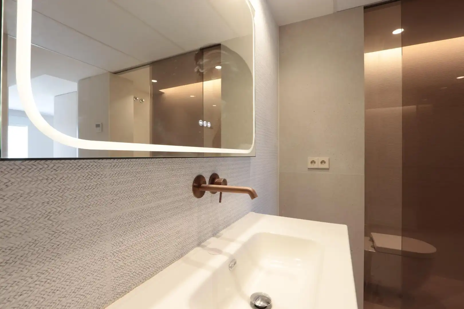 Badezimmer von Dachboden zum Verkauf in Cartagena mit Klimaanlage, Heizung und Parkett