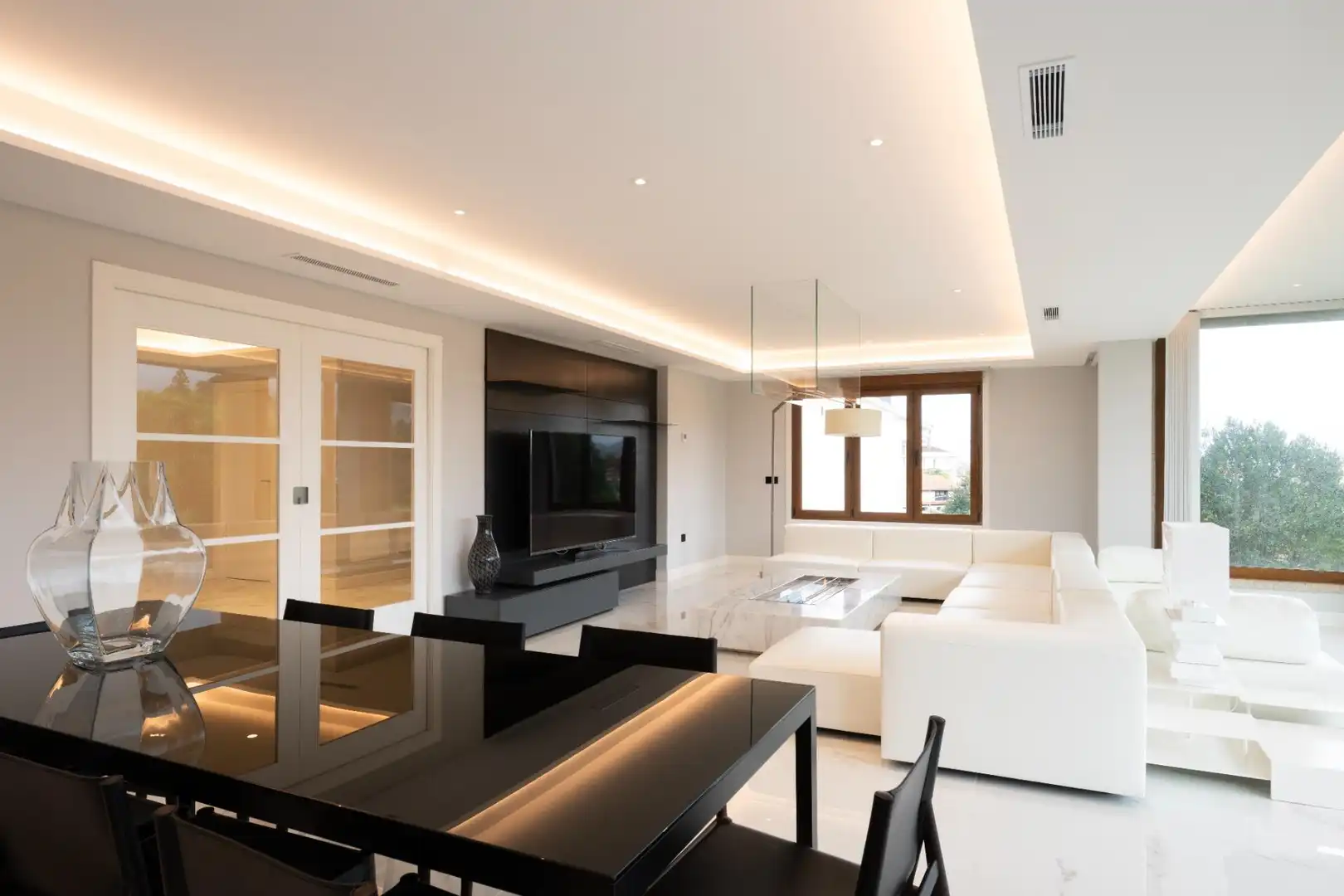 Sala de estar de Casa o chalet en venta en Vilagarcía de Arousa