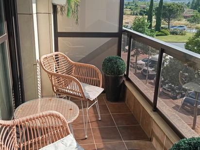 Balcony of Flat for sale in  Logroño  with Air Conditioner, Heating and Parquet flooring